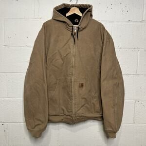 Vintage Carhartt Thermal-Lined Hooded Active Jacket “Saddle”